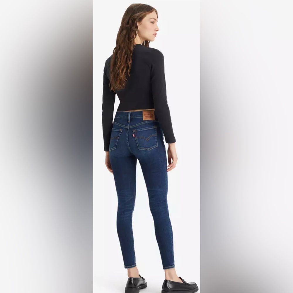 Levi’s 710 Dark Wash Super Skinny Blue Jeans Size 25 - Picture 2 of 6